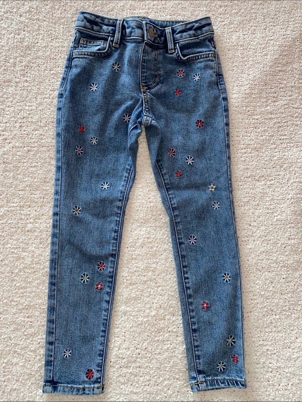 Jumping Beans Embroidered Skinny Jeans